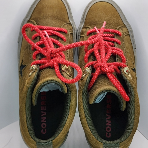 Converse One Star Leather Hightops - Picture 3 of 9